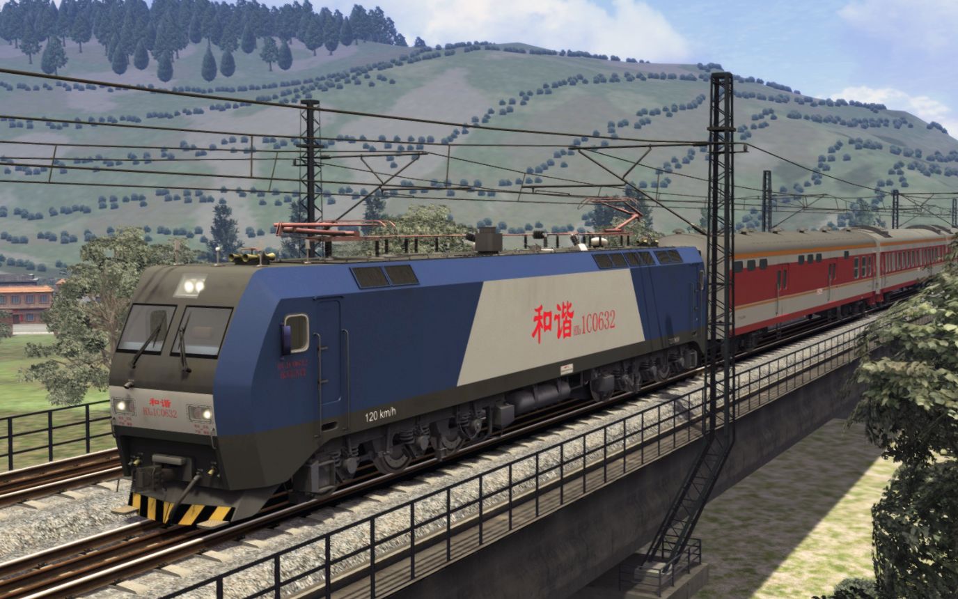 模拟火车2023中国地图，复兴号